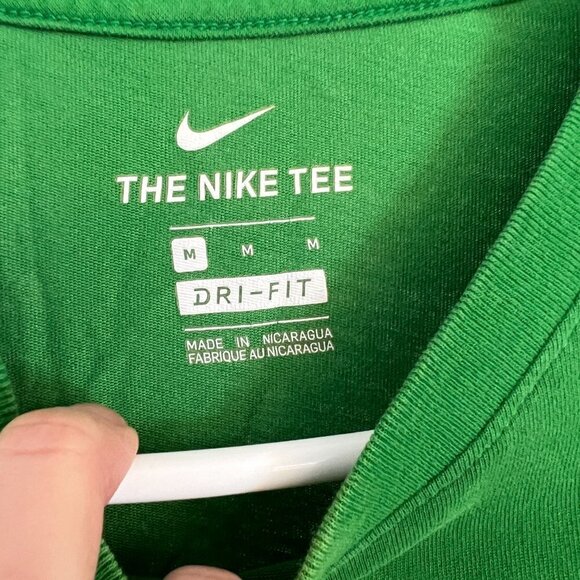 Nike‎ Oregon Football Green Dri-Fit Short Sleeve Tee T-Shirt Sz M - Picture 4 of 8